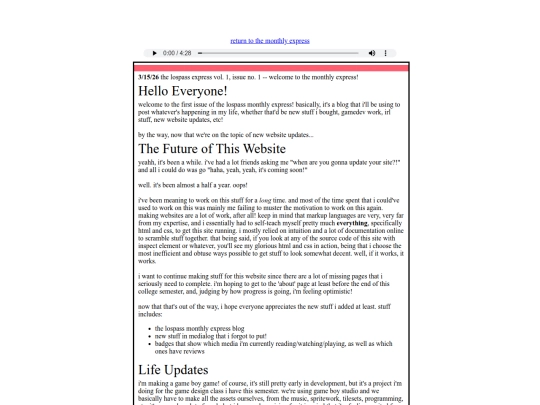 blog/vol1/issue1 screenshot