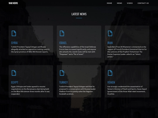 news screenshot
