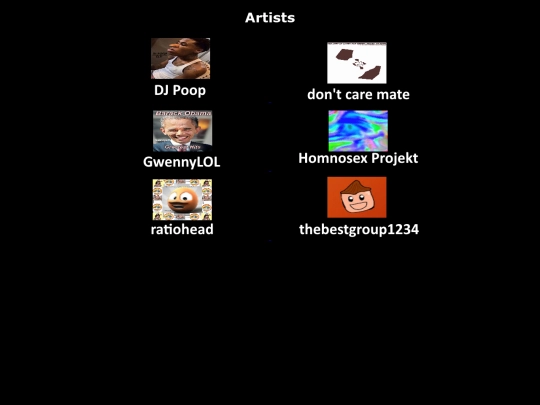artists screenshot
