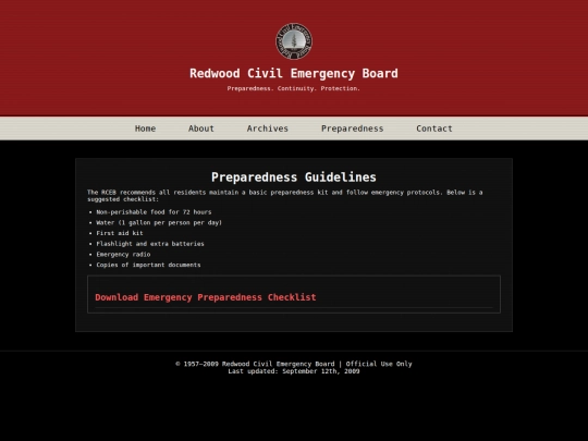 preparedness screenshot