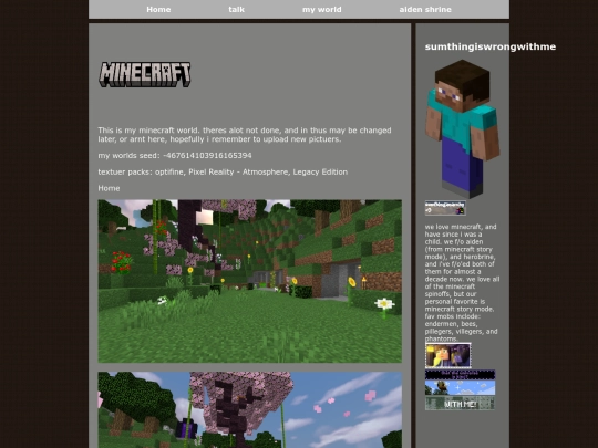 minecraft/myworld screenshot