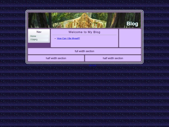BlogHomepage screenshot