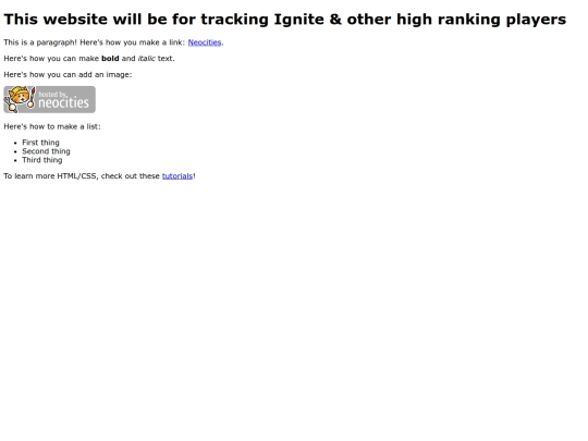 index screenshot