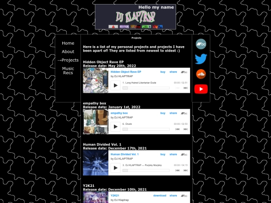 projects screenshot