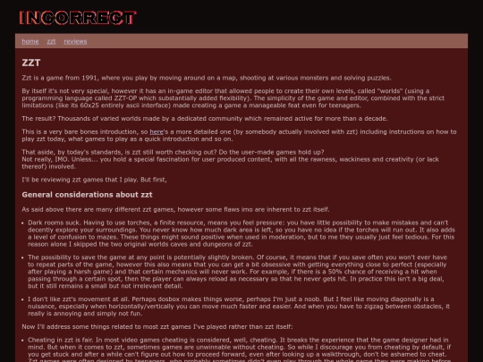 archive/zzt screenshot