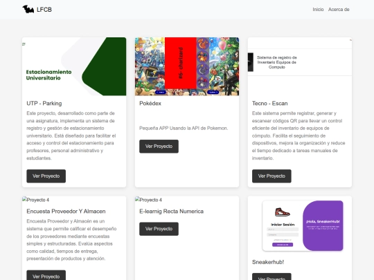 proyectos screenshot