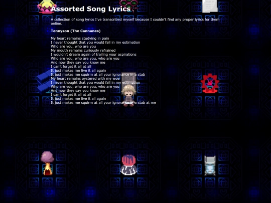 lyrics screenshot