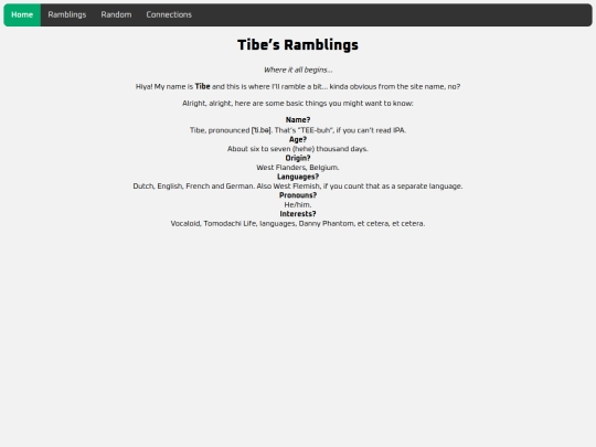 testindex screenshot