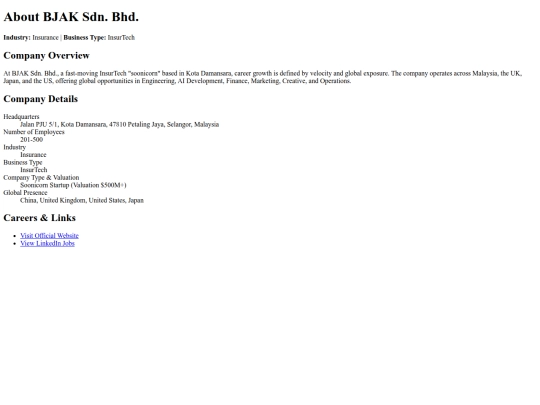 companytest screenshot