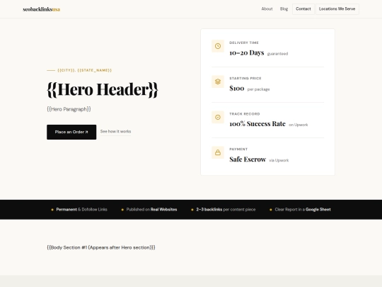 seobacklinksusa/citypage-updated-schema screenshot