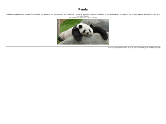 panda screenshot