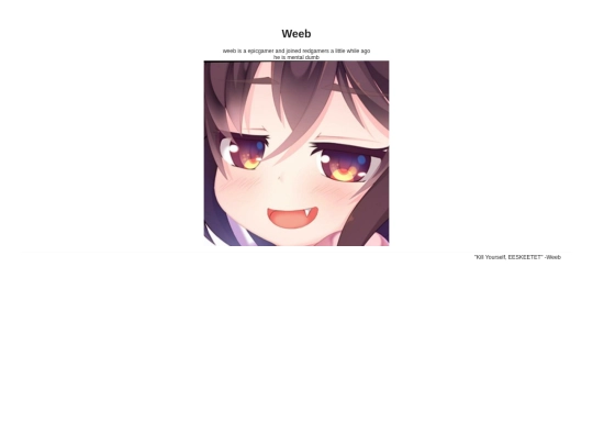 weeb screenshot