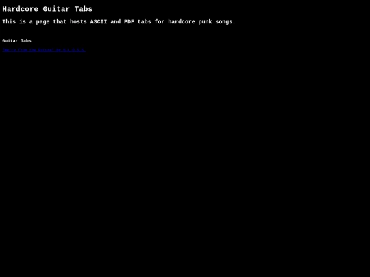 index screenshot