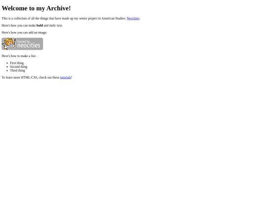 index screenshot
