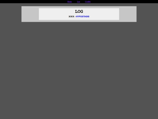log screenshot