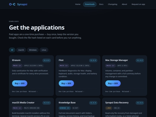 downloads screenshot
