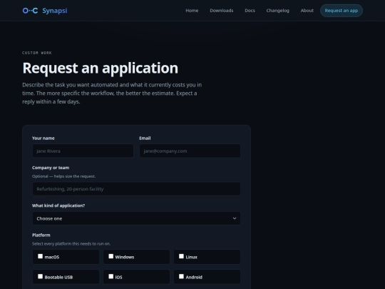 request screenshot