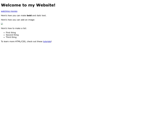 index screenshot