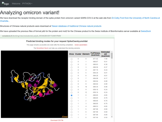 covid19 screenshot