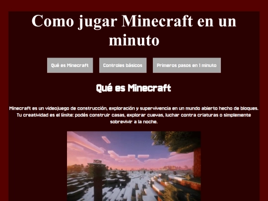 Tecnologias Web TP1 screenshot