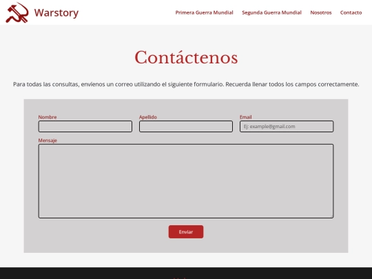 Contacto screenshot