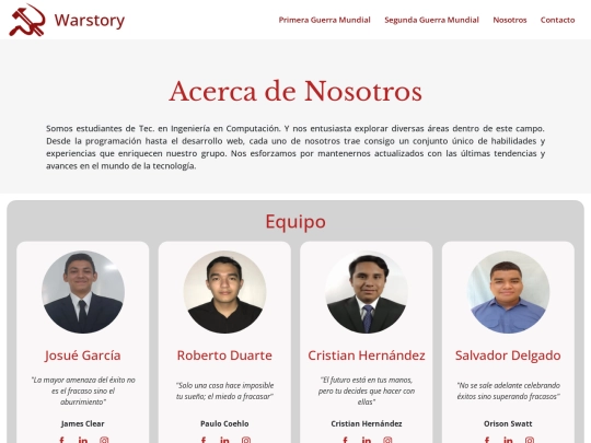 Nosotros screenshot