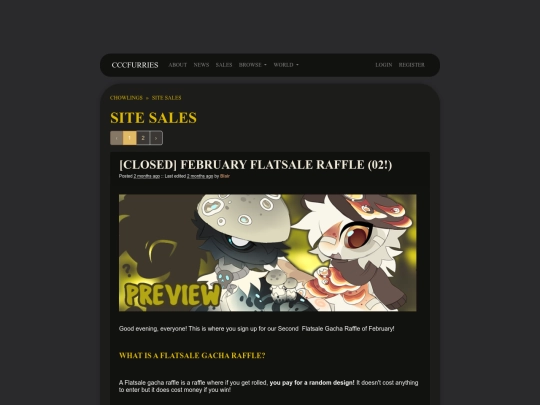 sales screenshot