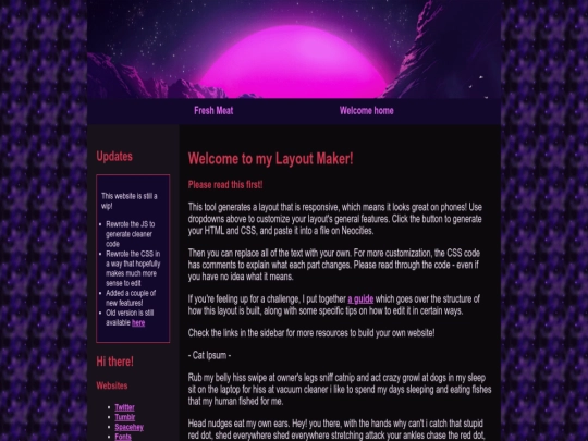 index screenshot