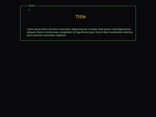 Projects/blank screenshot