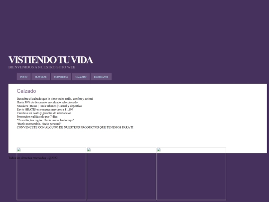 Calzado screenshot