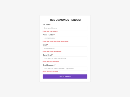 pages/Diamonds screenshot