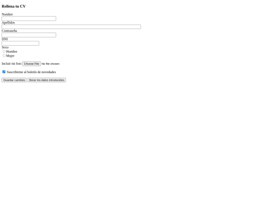 FORMULARIOS/EjercicioFormulario screenshot