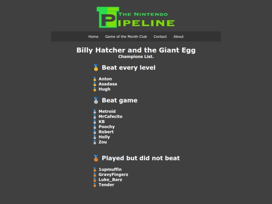 gotm/billyhatcher screenshot