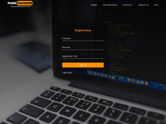 web/signup screenshot