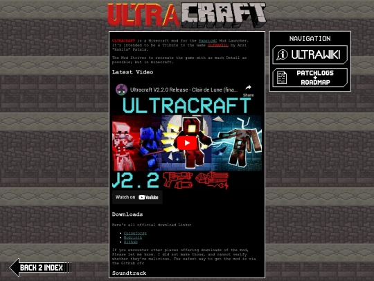 ultracraft/main screenshot