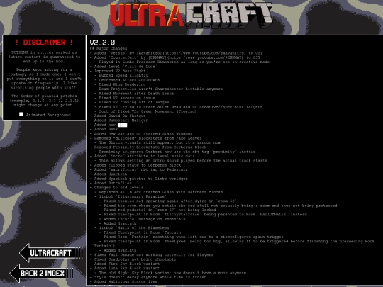 ultracraft/roadmap screenshot