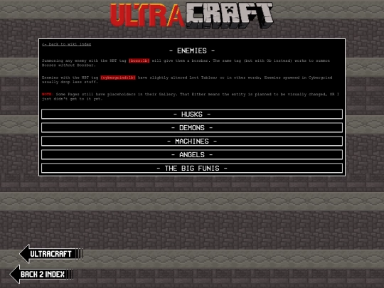 ultracraft/wiki/enemies screenshot