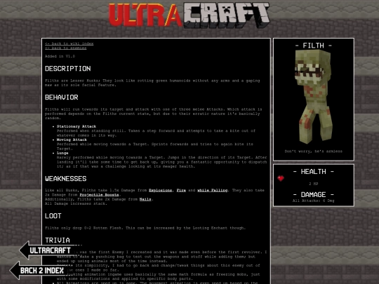 ultracraft/wiki/enemies/filth screenshot