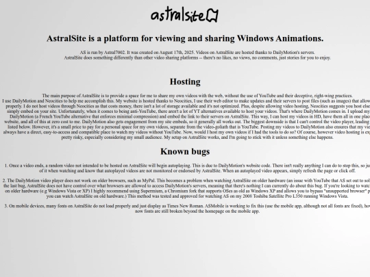 about-astralsite screenshot