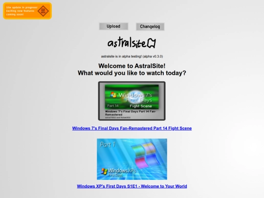astralsitetestingpage screenshot