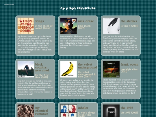 music/vinyl screenshot