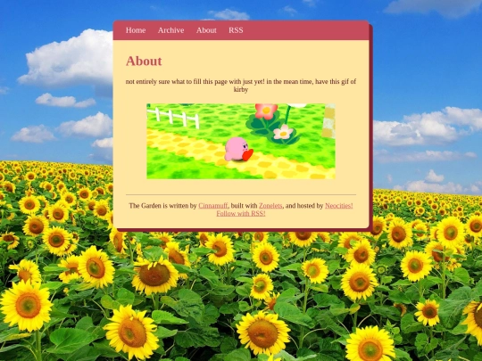 blog/about screenshot