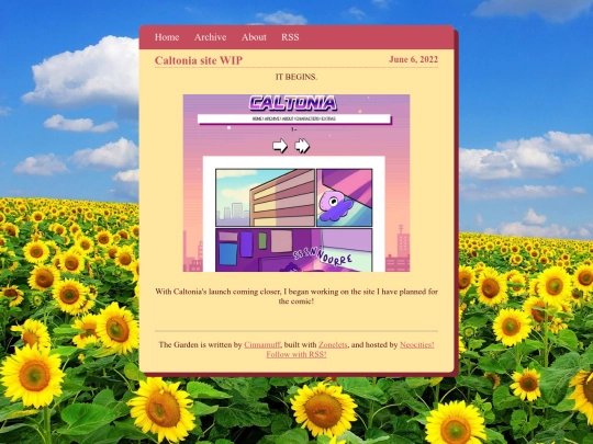 blog/posts/2022-06-06-Caltonia-Site-WIP screenshot