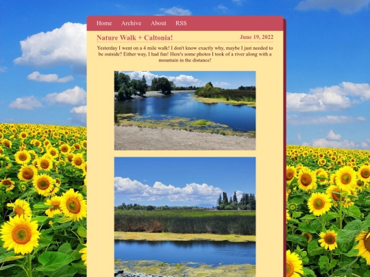 blog/posts/2022-06-19-Nature-Walk-and-Caltonia screenshot