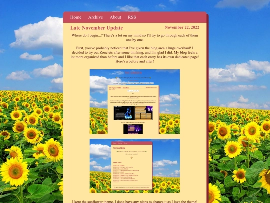 blog/posts/2022-11-22-Late-November-Update screenshot