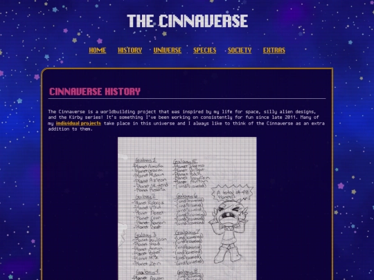 cinnaverse/history screenshot