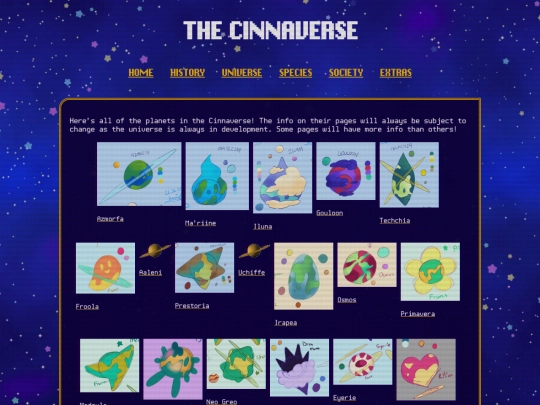 cinnaverse/planets screenshot