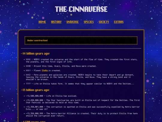 cinnaverse/timeline screenshot