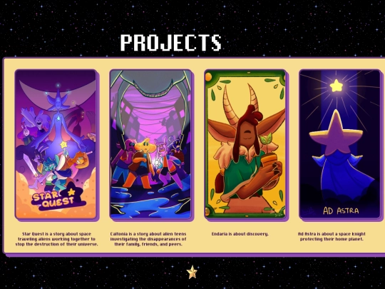 projects screenshot