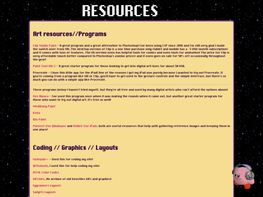 resources screenshot